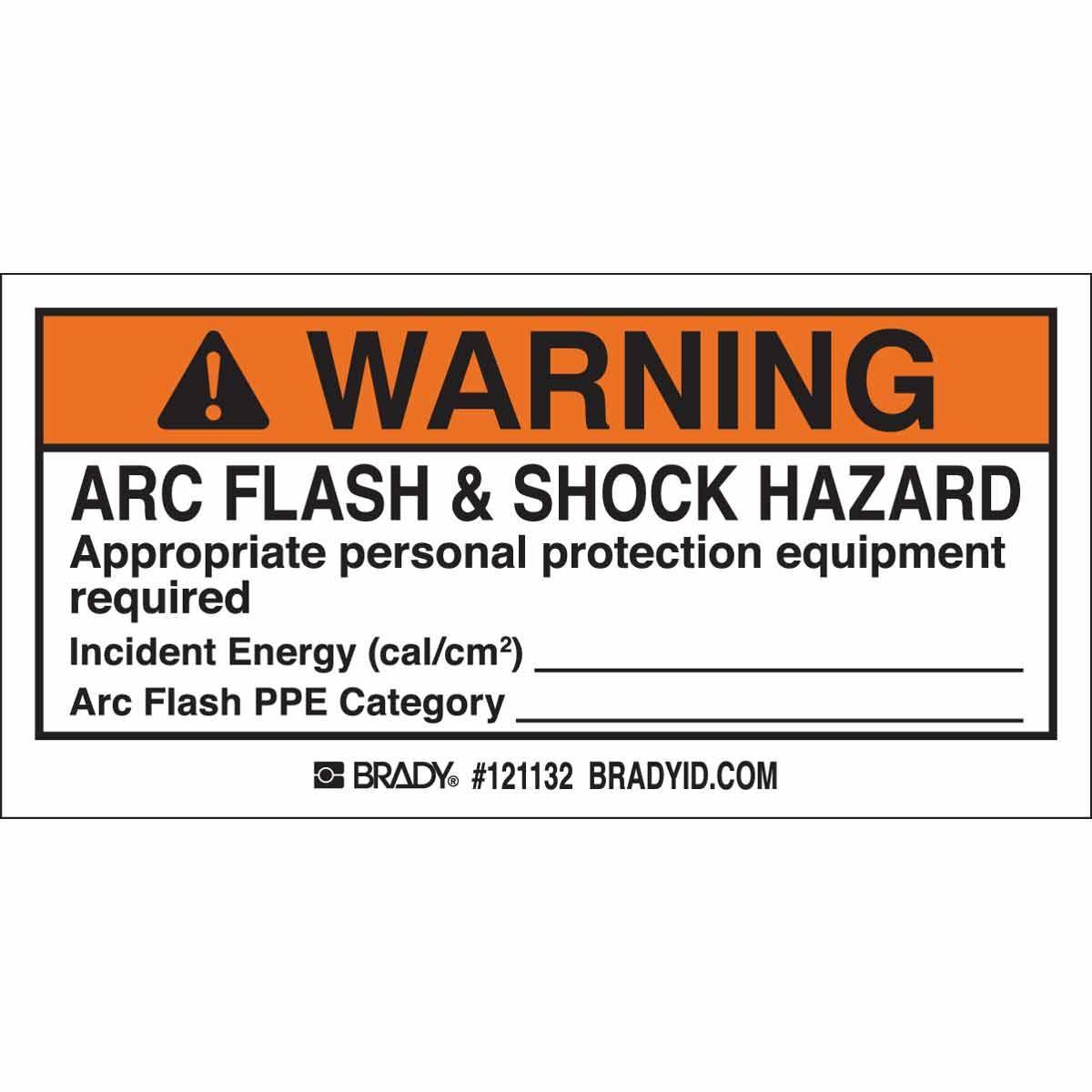 Brady® 121132 Safety & Facility Labels