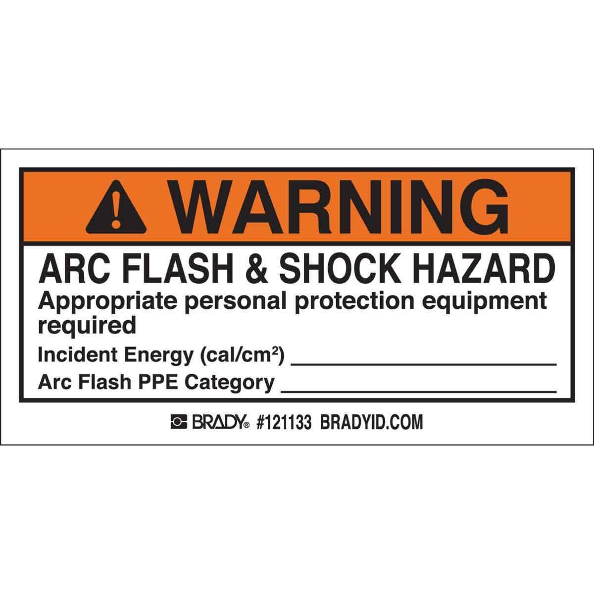 Brady® 121133 Safety & Facility Labels