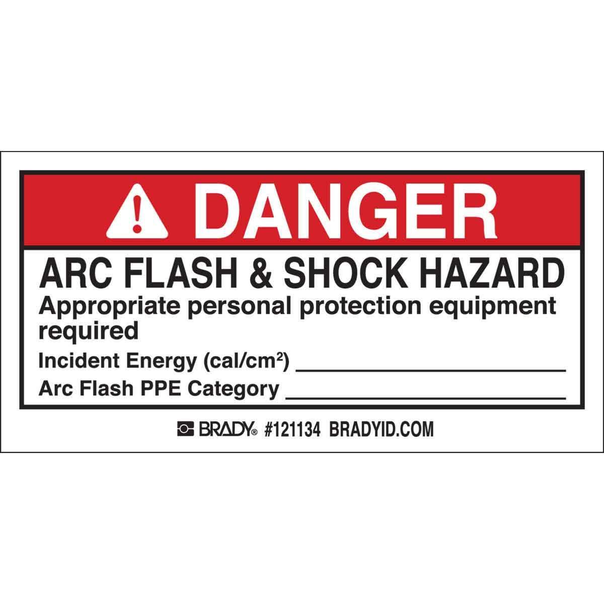 Brady® 121134 Safety & Facility Labels