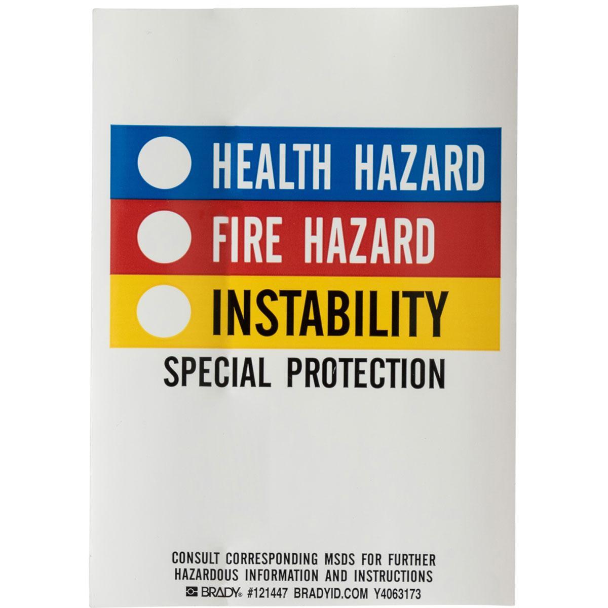 Brady® 121447 Blank Labels & Preprinted Headers