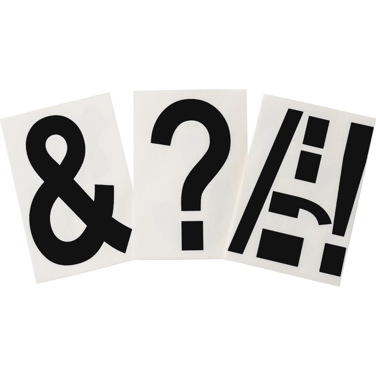 Brady® 121907 Letters & Numbers
