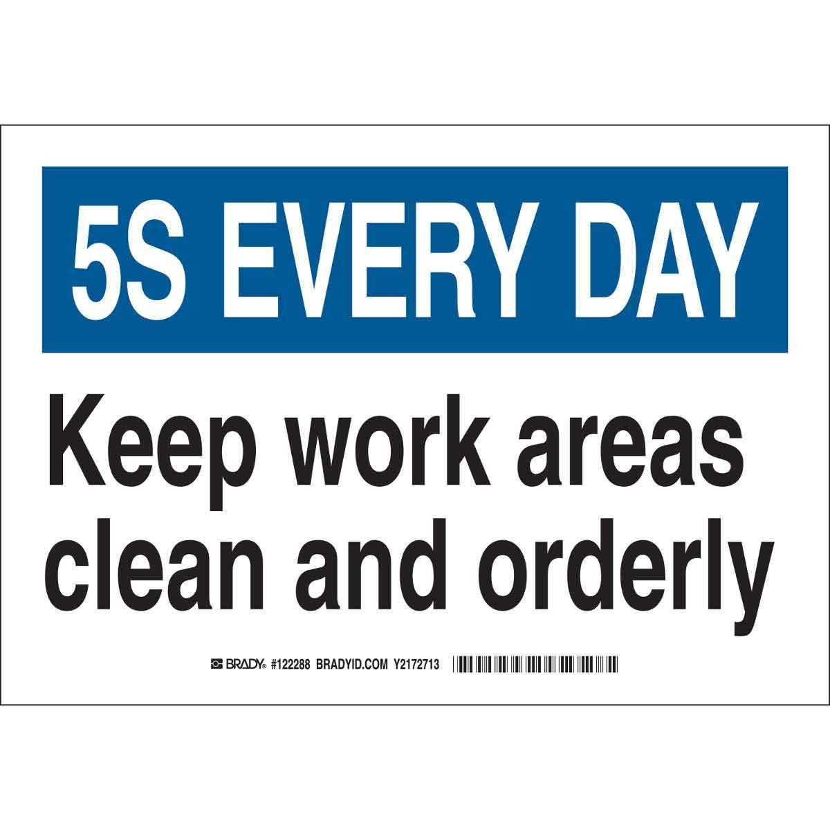 Brady® 122312 Accident Prevention Signs