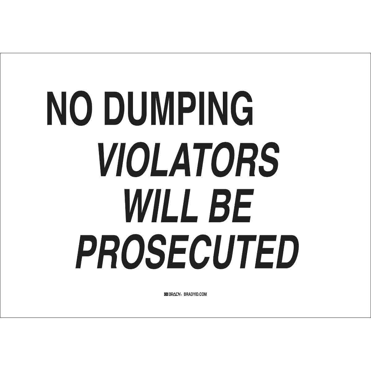 Brady® 122435 Access & Security Signs
