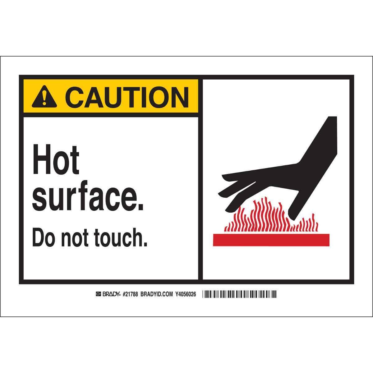 Brady® 122689 Accident Prevention Signs
