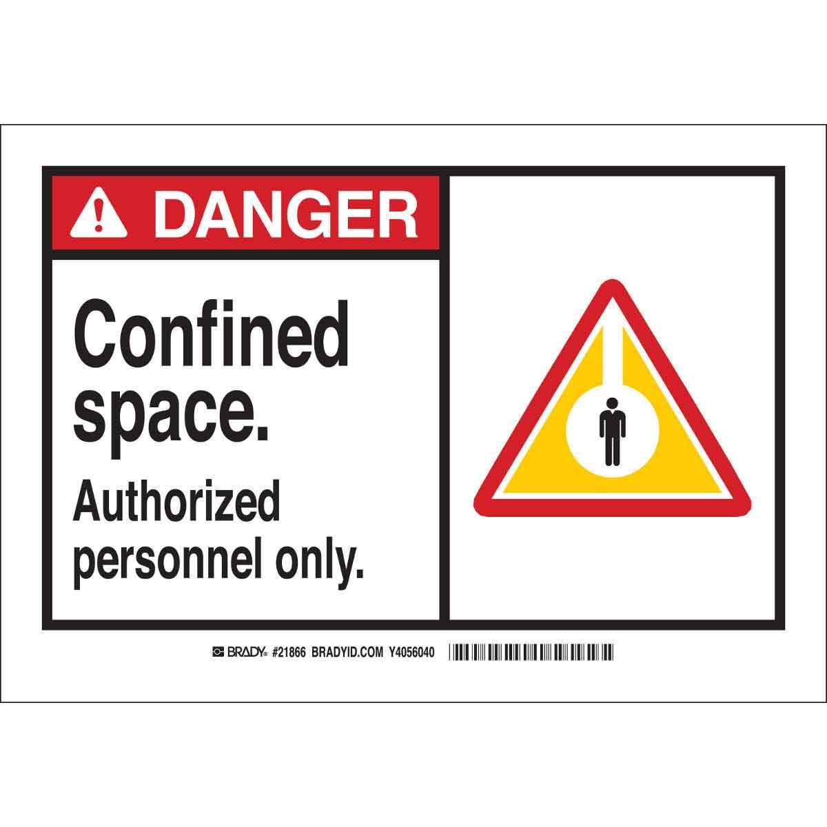 Brady® 122813 Accident Prevention Signs