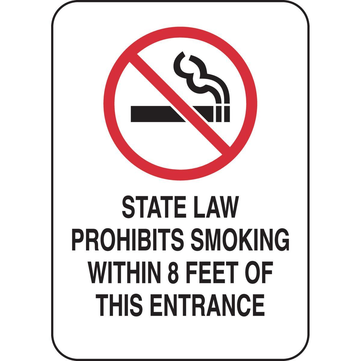 Brady® 123048 No Smoking & Restricted Activity Signs