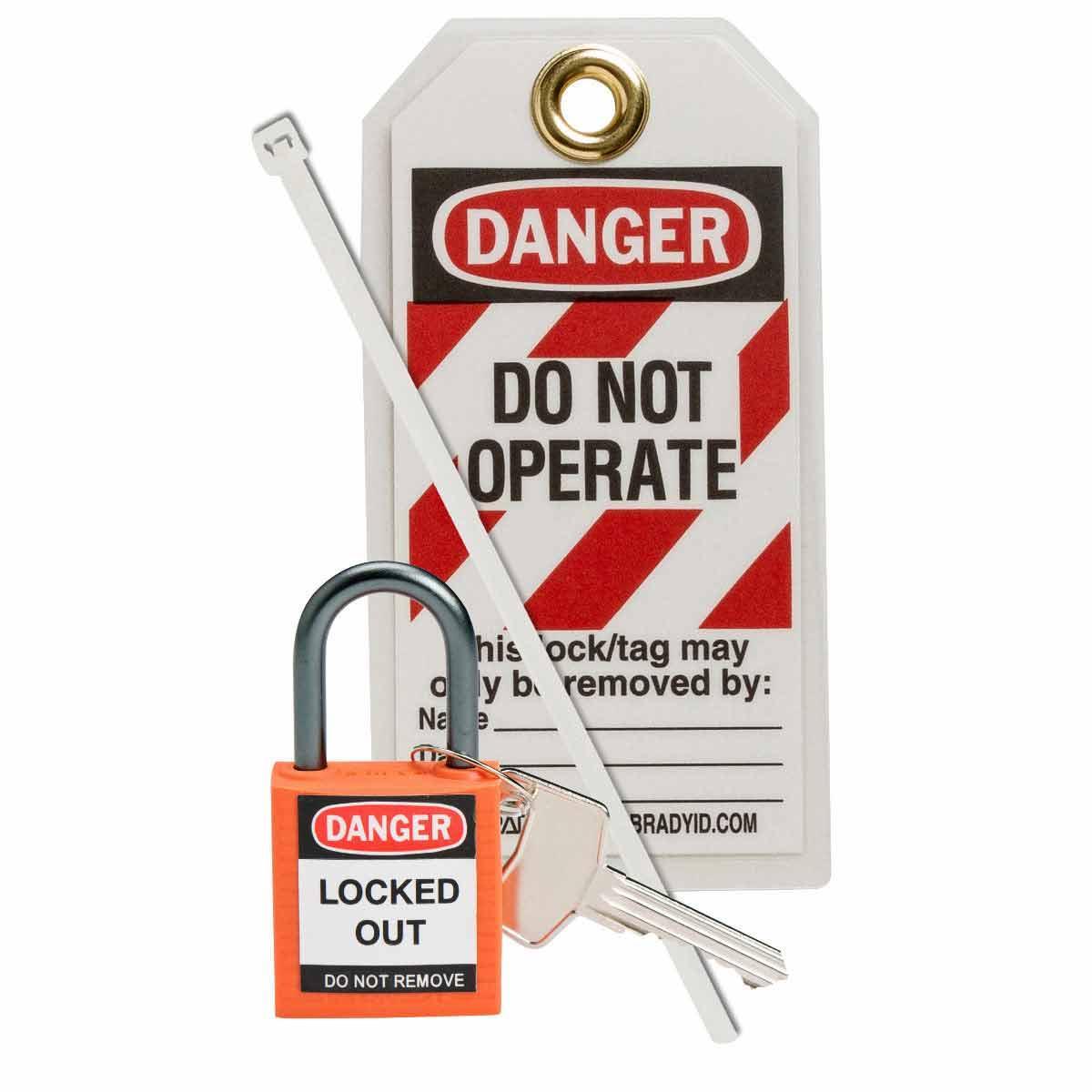 Brady® 123145 Lockout Padlocks