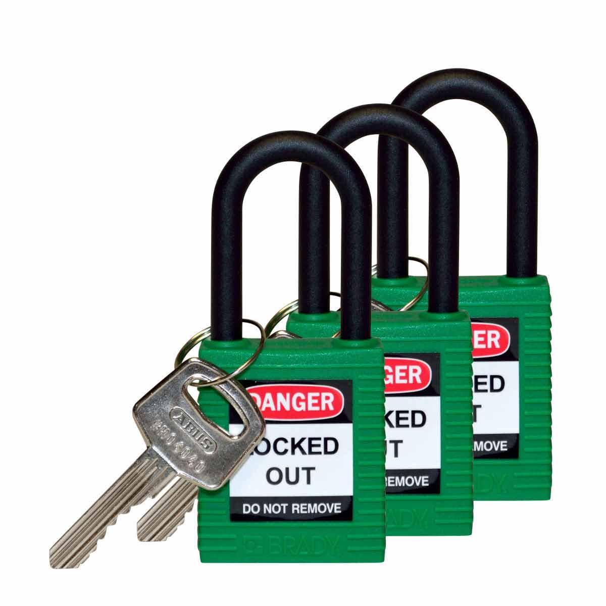 Brady® 123335 Lockout Padlocks