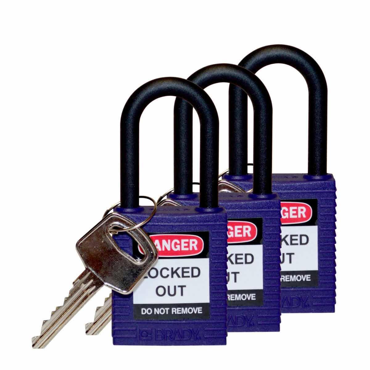 Brady® 123340 Lockout Padlocks