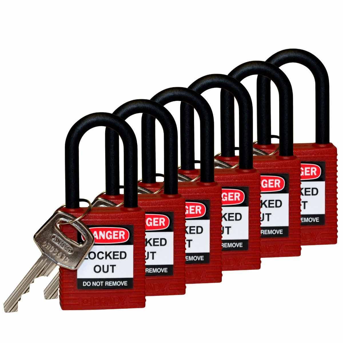 Brady® 123351 Lockout Padlocks