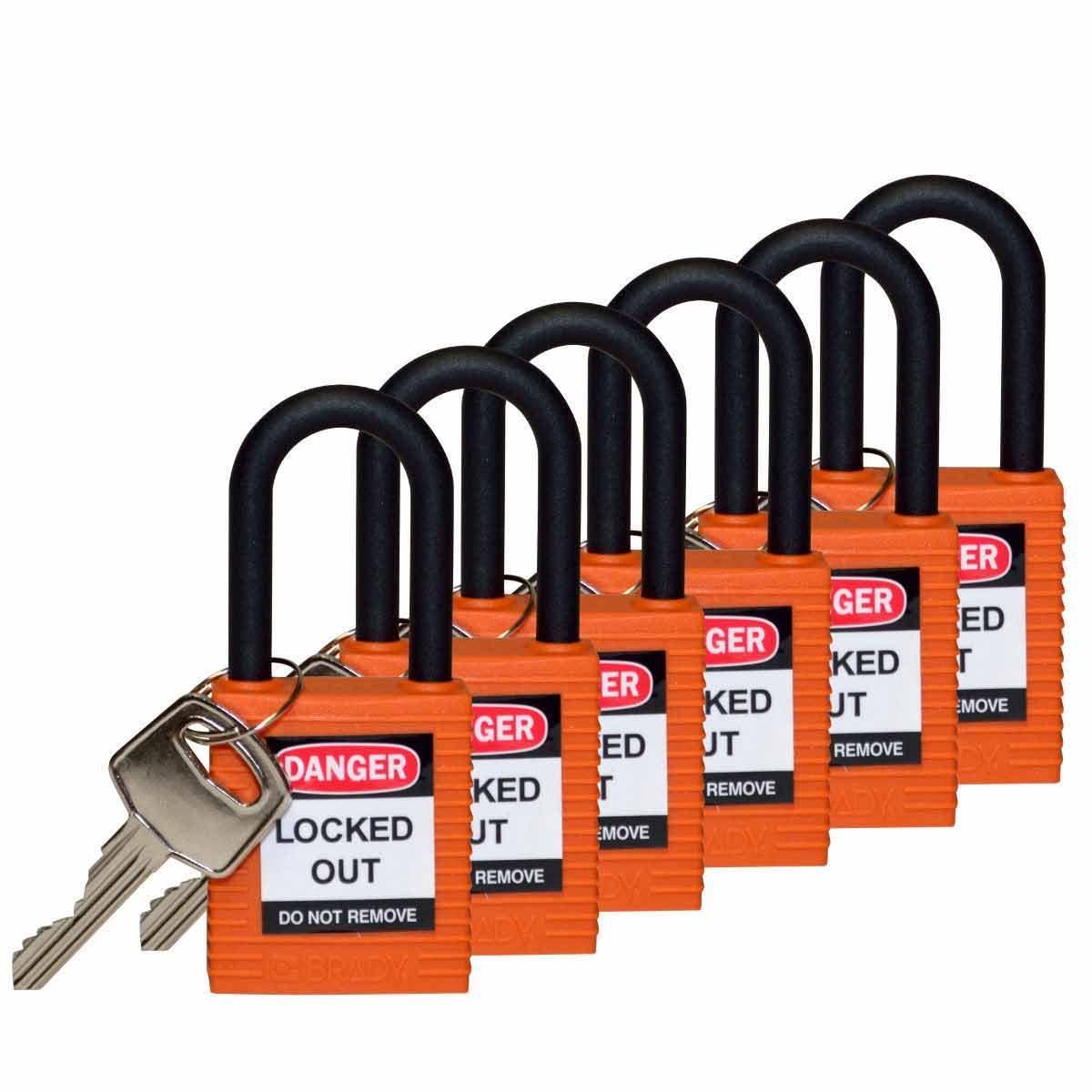 Brady® 123355 Lockout Padlocks