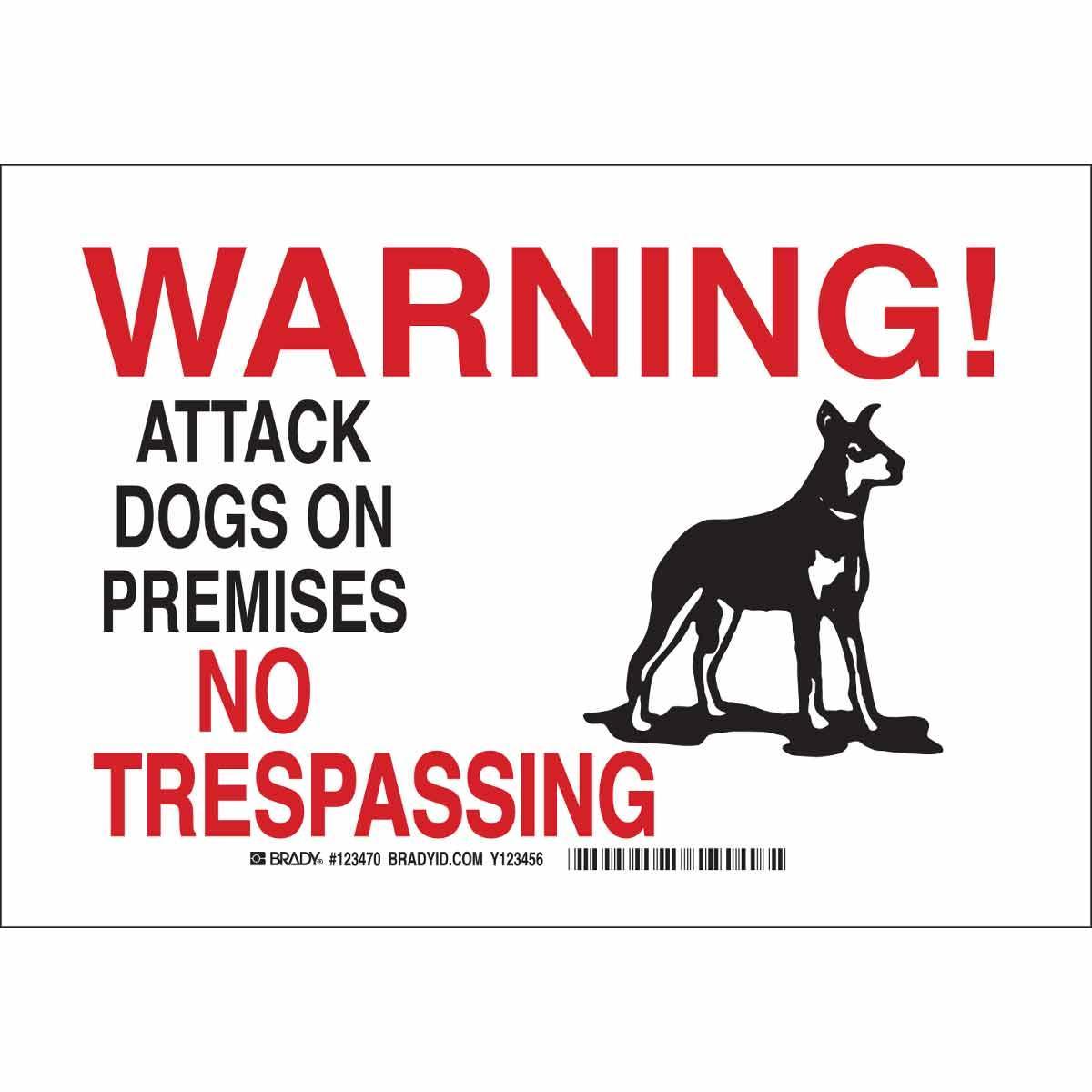 Brady® 123471 Access & Security Signs