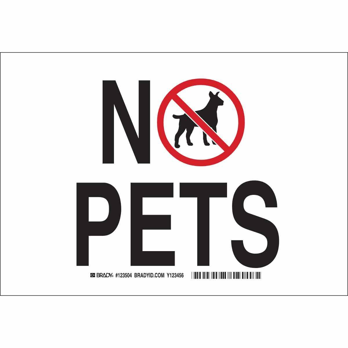 Brady® 123504 Access & Security Signs
