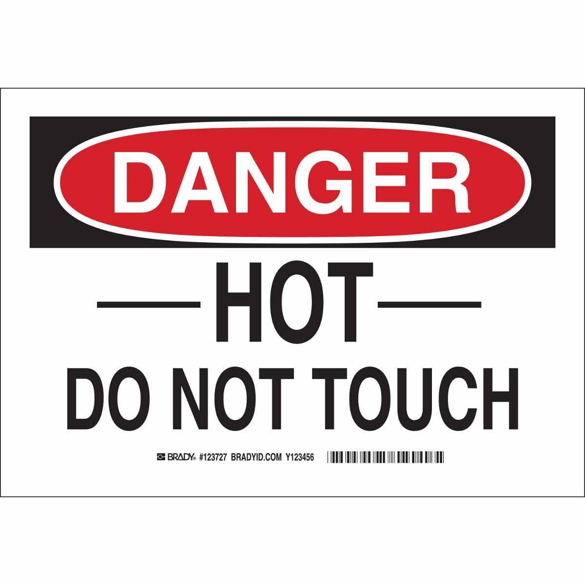 Brady® 123726 Accident Prevention Signs