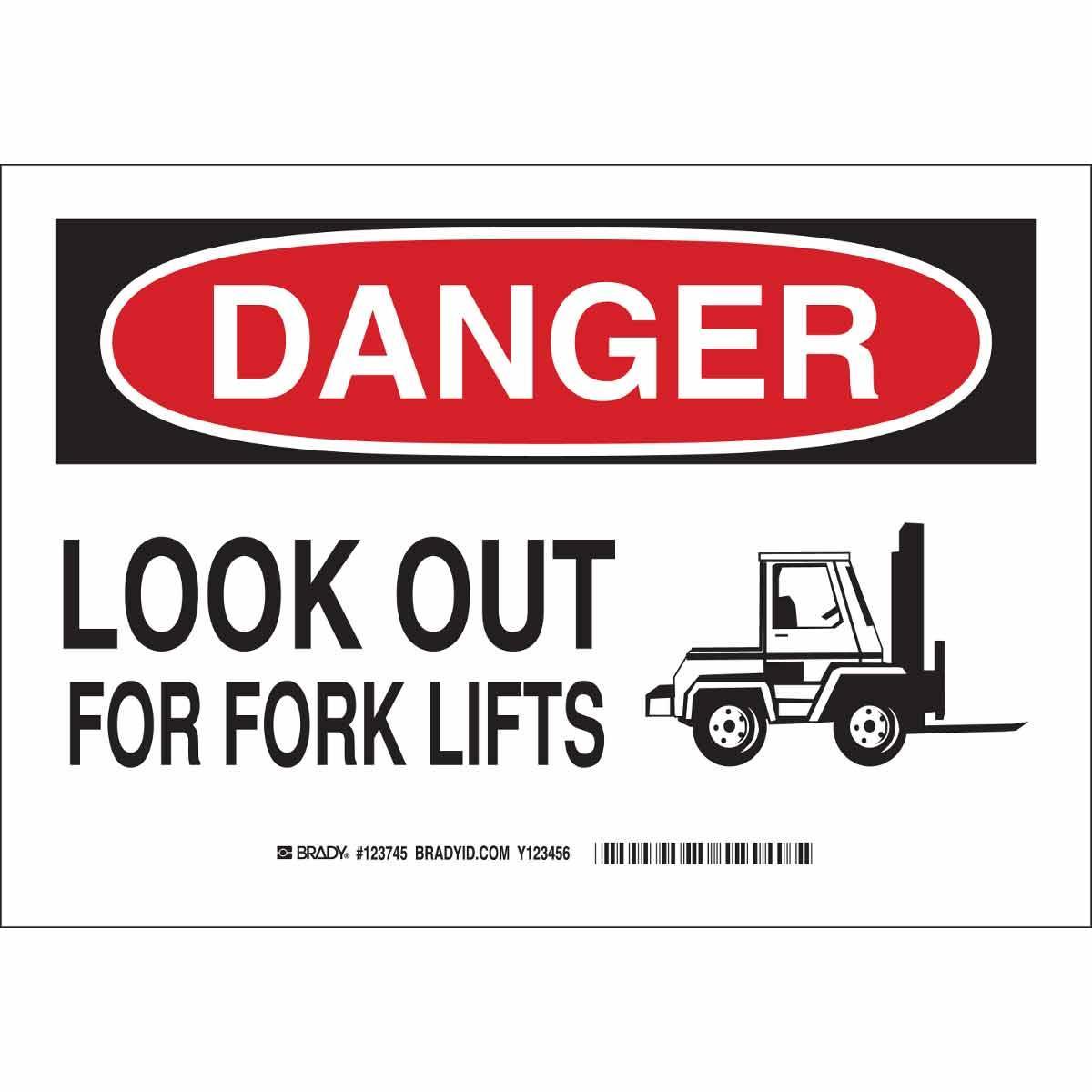 Brady® 123743 Accident Prevention Signs