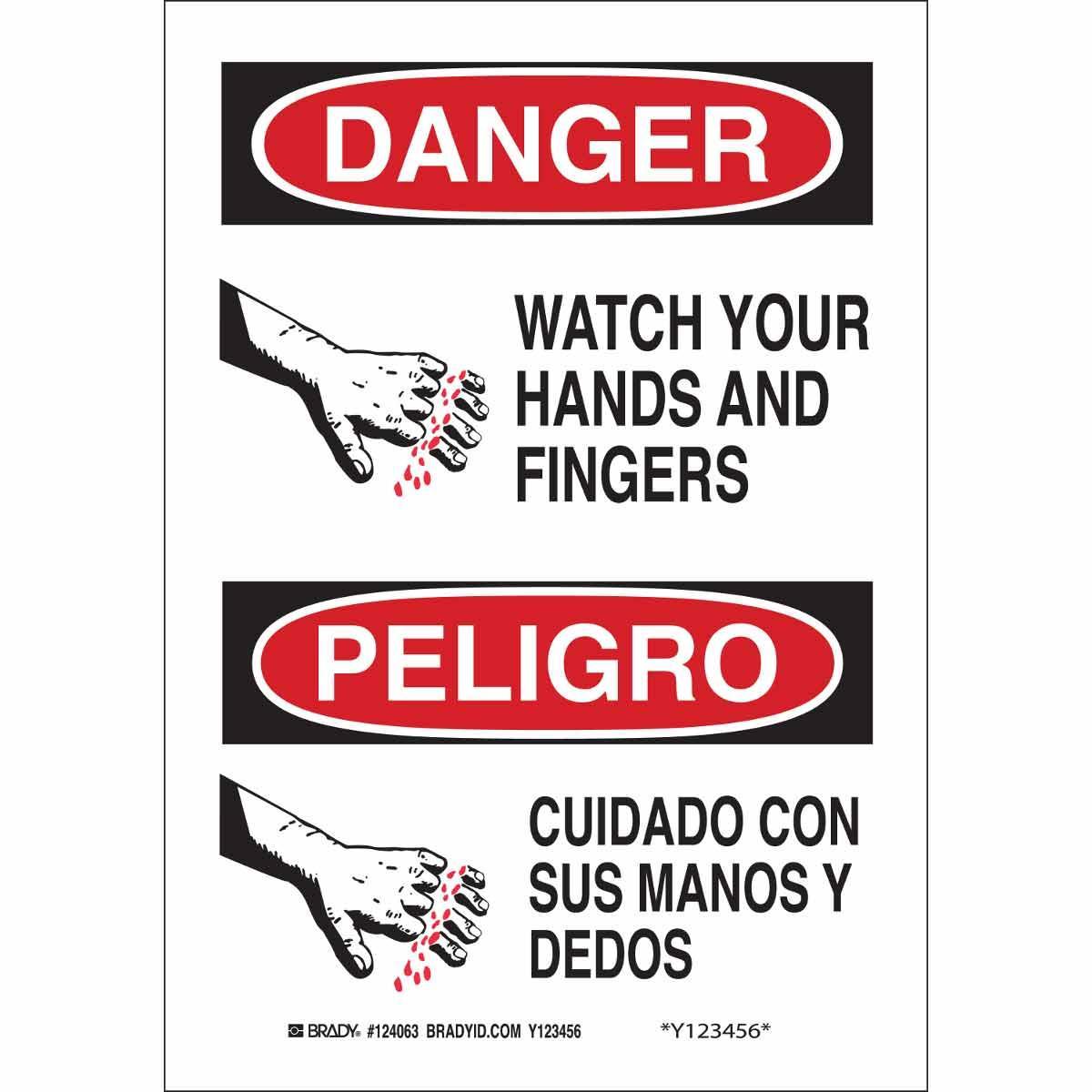 Brady® 124063 Accident Prevention Signs