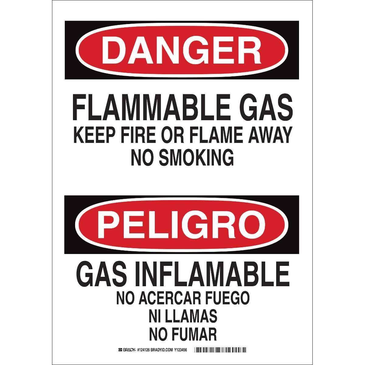 Brady® 124123 Chemical & Hazardous Material Signs