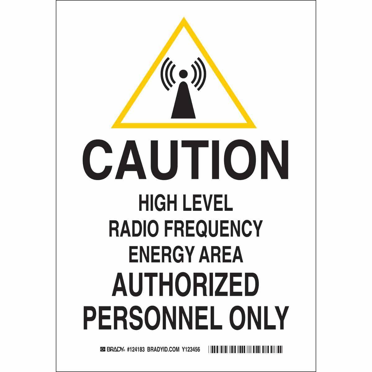 Brady® 124185 Chemical & Hazardous Material Signs
