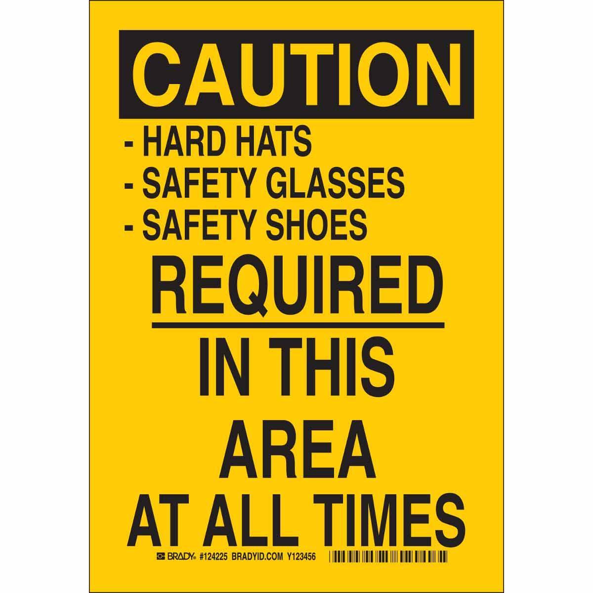 Brady® 124226 Accident Prevention Signs