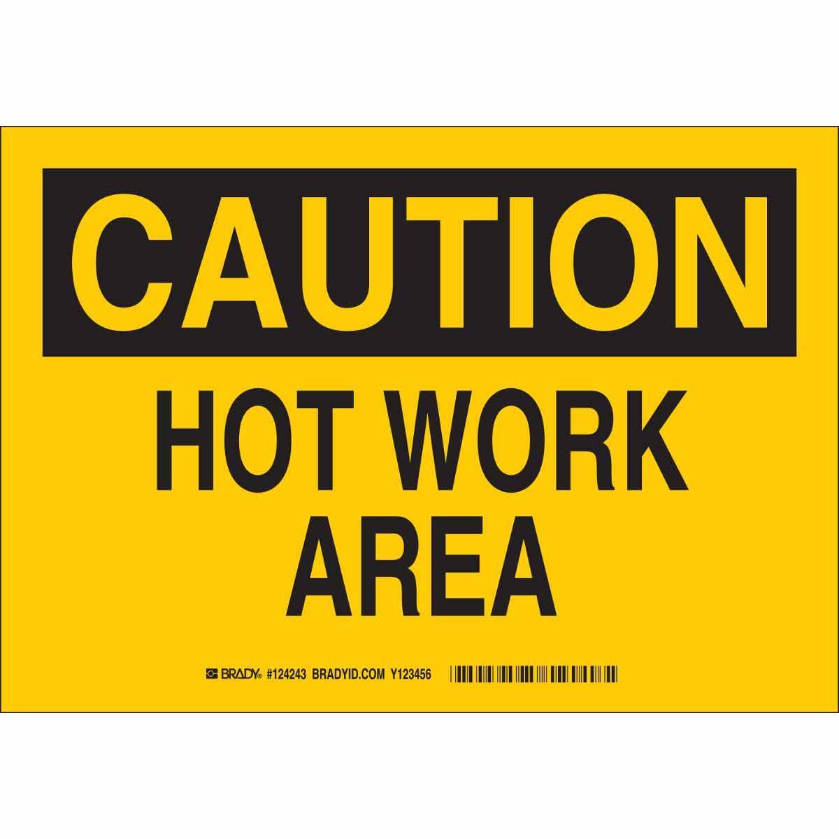 Brady® 124241 Accident Prevention Signs