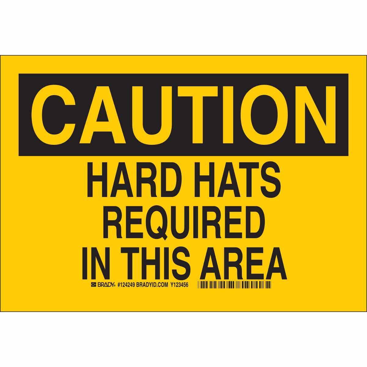 Brady® 124251 Accident Prevention Signs