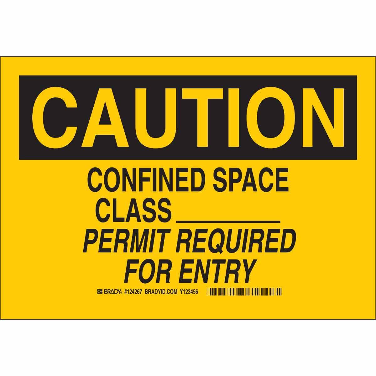 Brady® 124268 Accident Prevention Signs