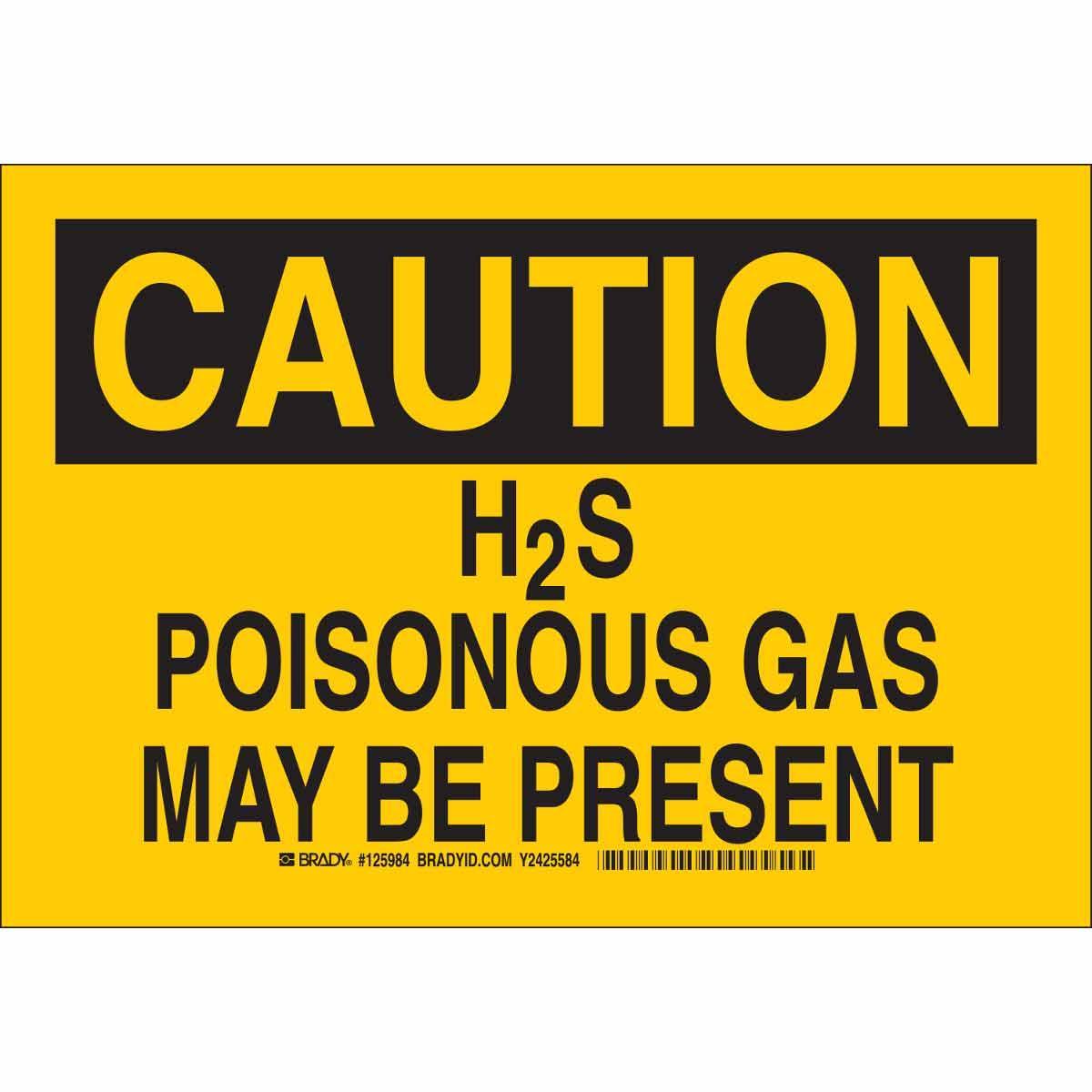 Brady® 124282 Chemical & Hazardous Material Signs