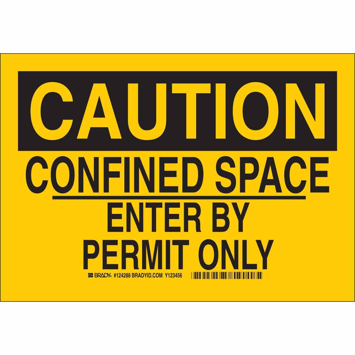 Brady® 124288 Accident Prevention Signs