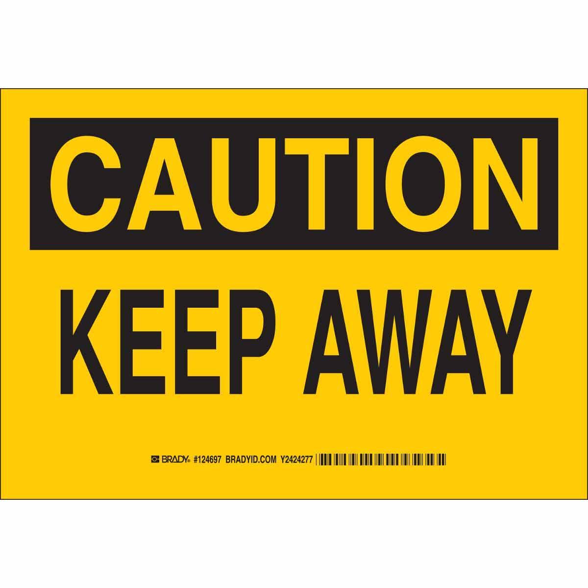 Brady® 124697 Access & Security Signs