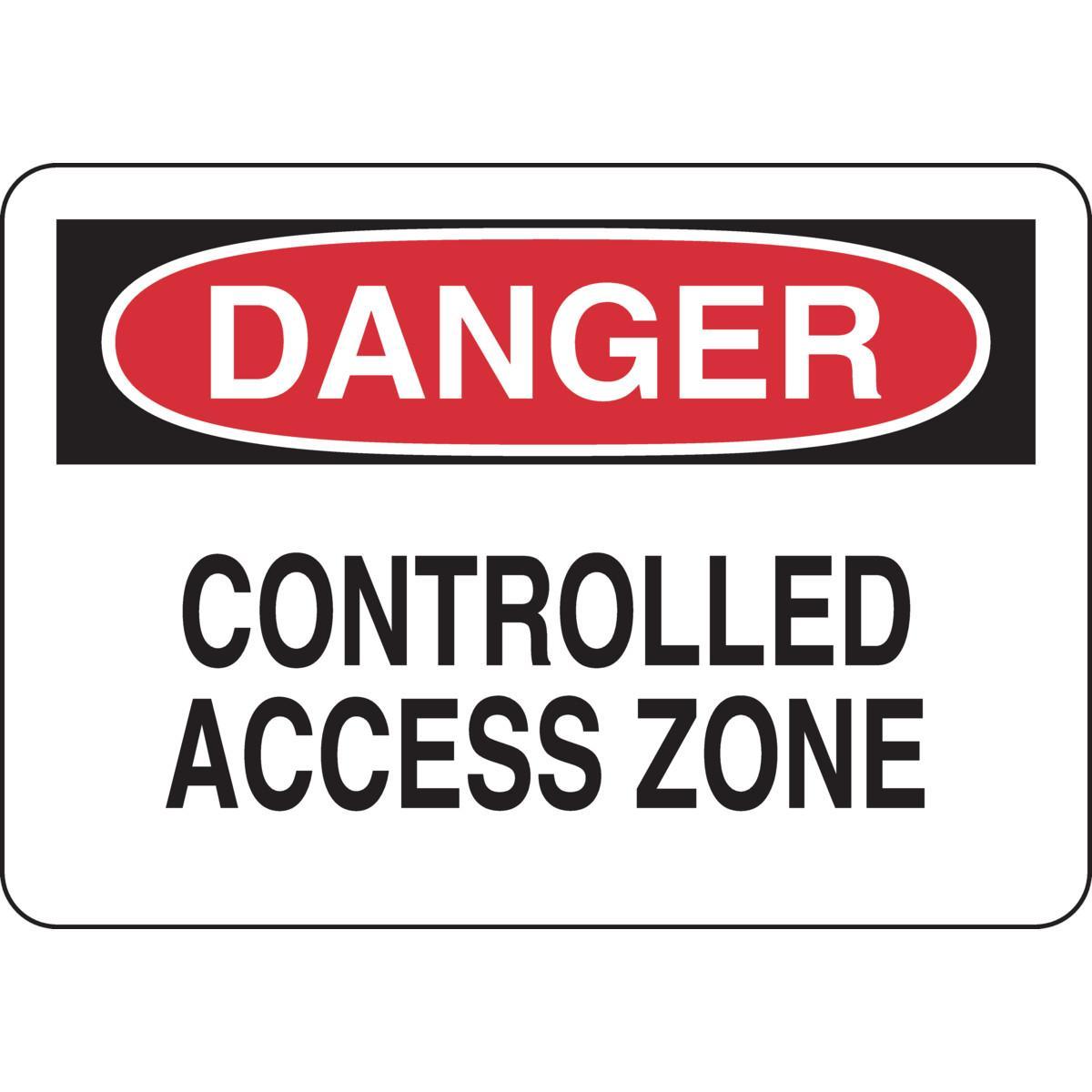 Brady® 124744 Access & Security Signs