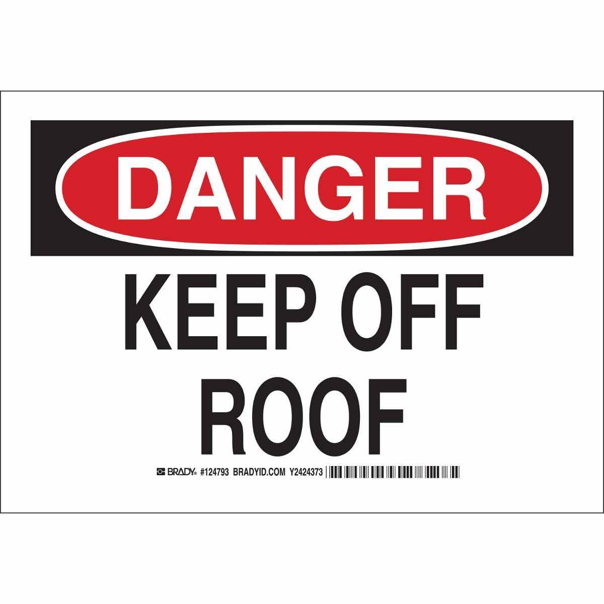 Brady® 124794 Access & Security Signs
