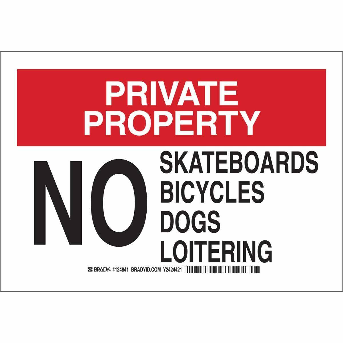 Brady® 124840 Access & Security Signs