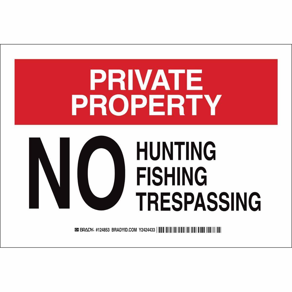 Brady® 124856 Access & Security Signs