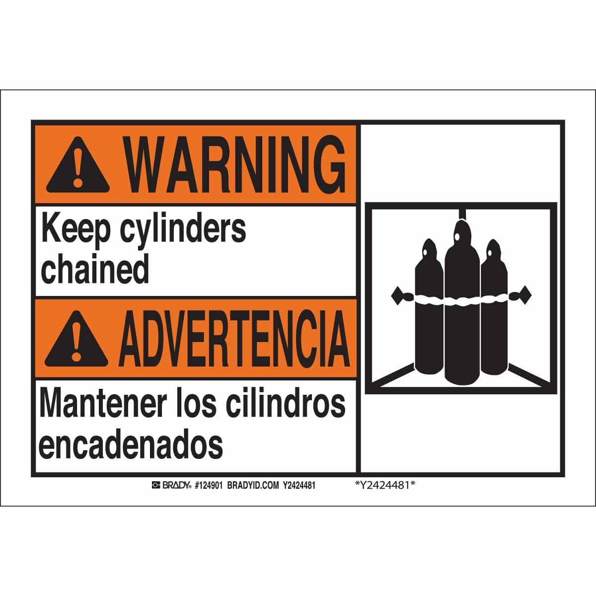 Brady® 124900 Chemical & Hazardous Material Signs
