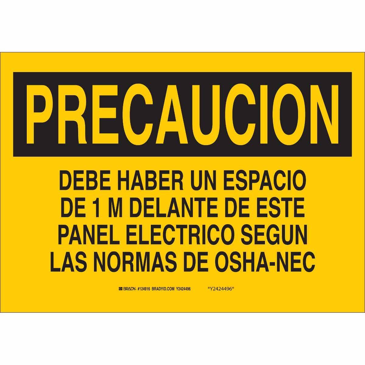 Brady® 124916 Accident Prevention Signs