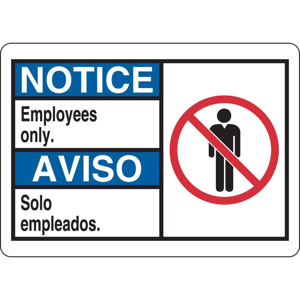 Brady® 124970 Access & Security Signs