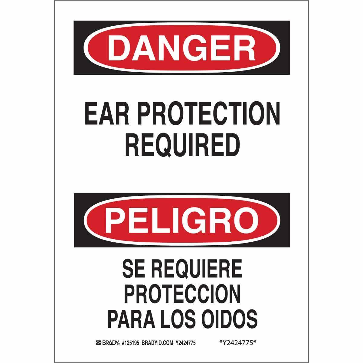 Brady® 125195 Accident Prevention Signs