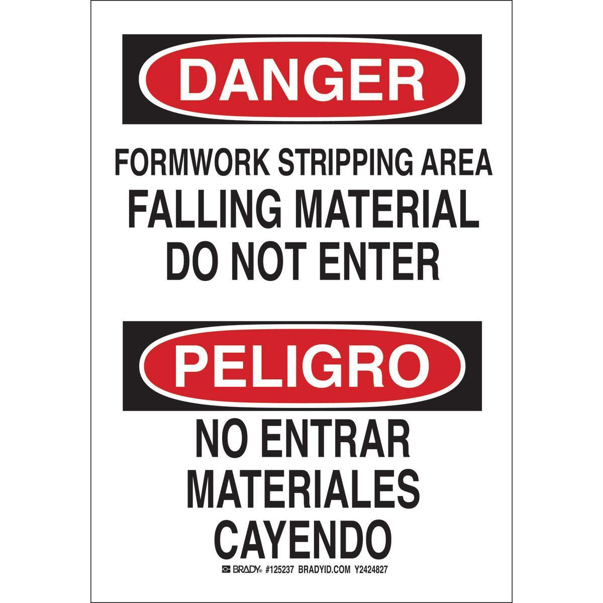 Brady® 125240 Accident Prevention Signs