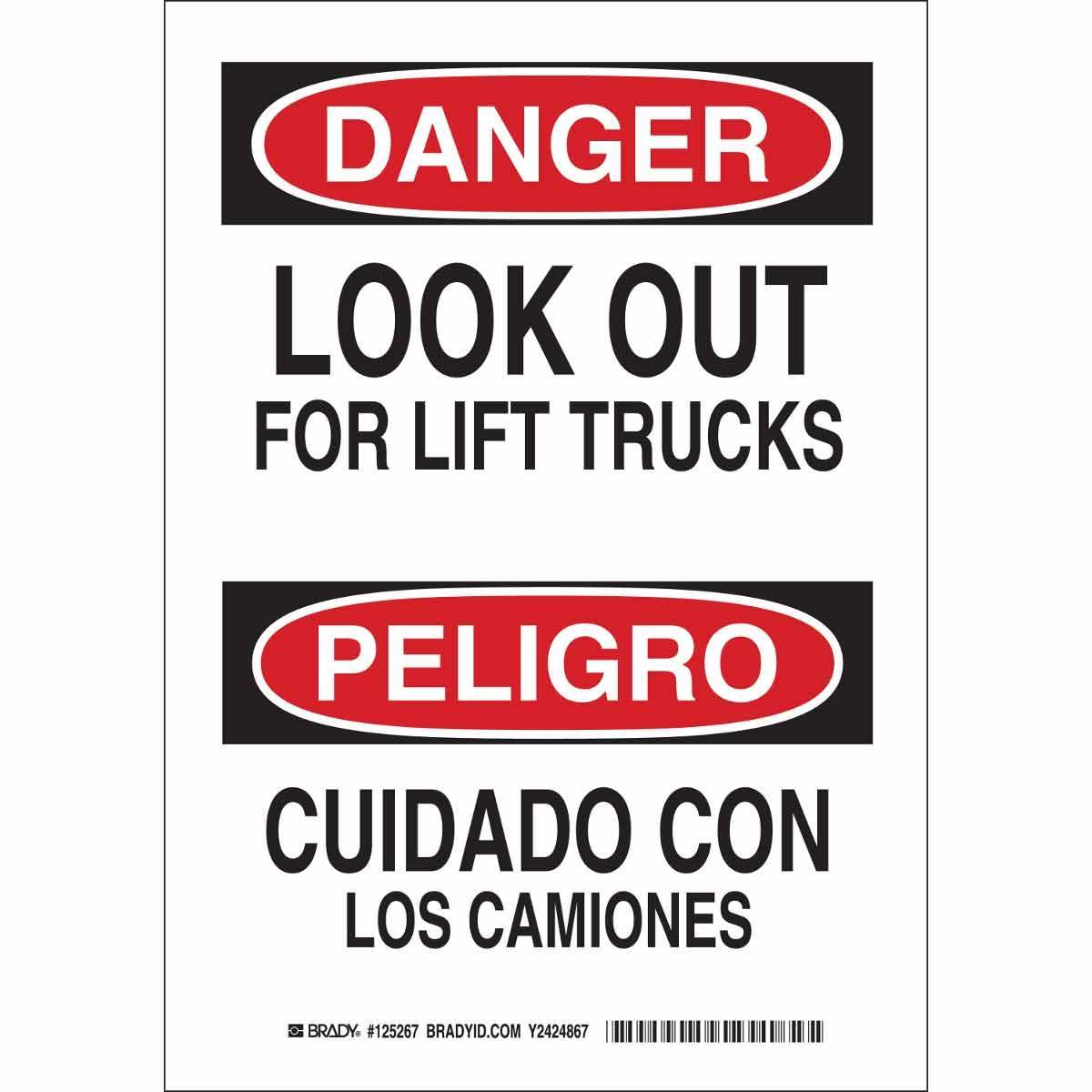 Brady® 125270 Accident Prevention Signs