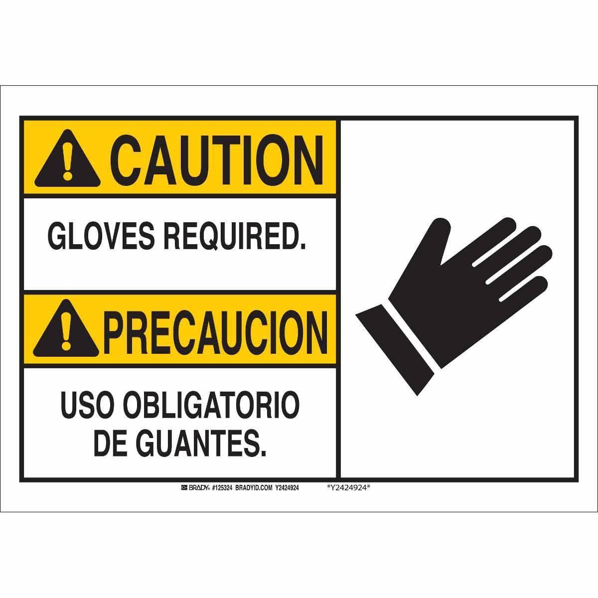 Brady® 125319 Accident Prevention Signs