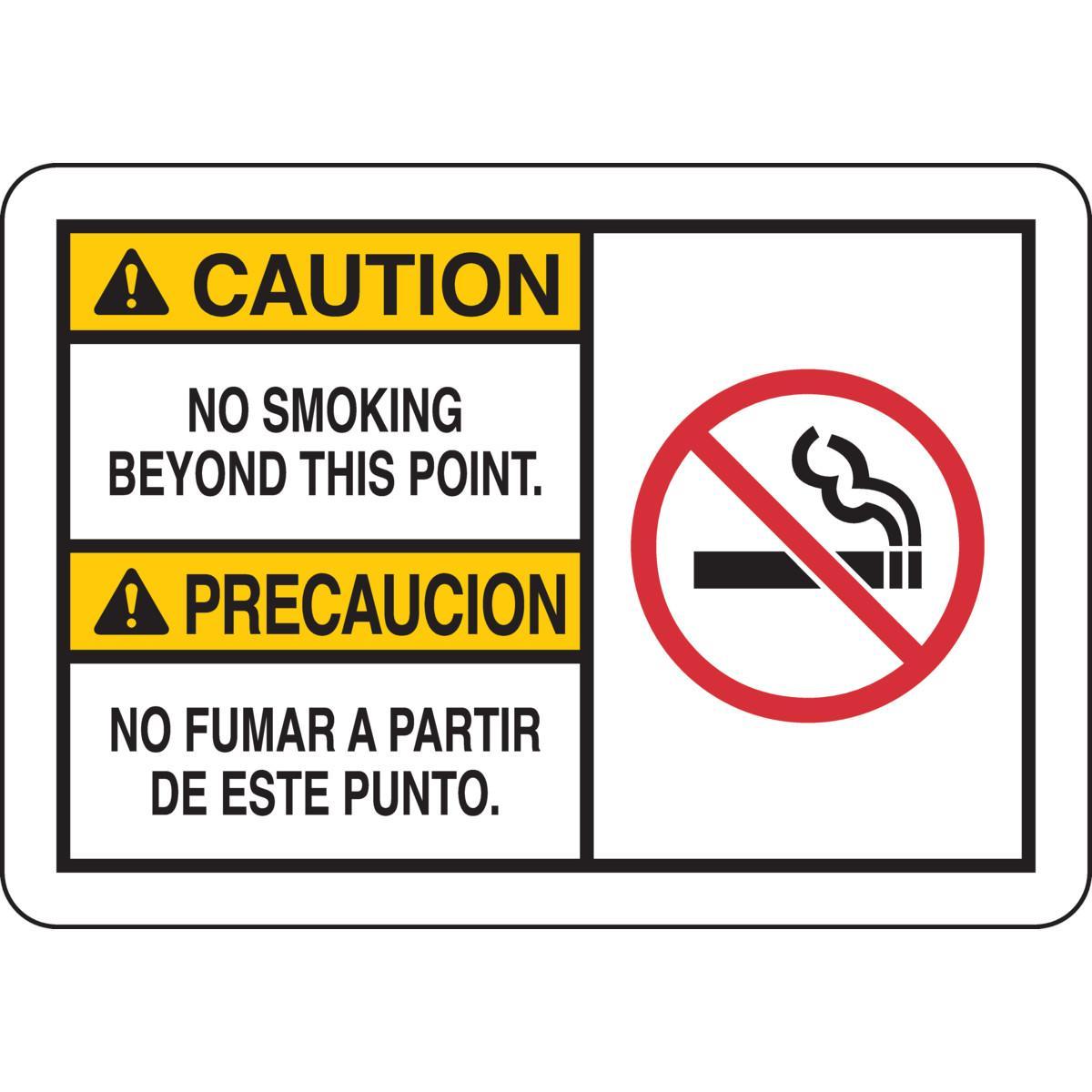 Brady® 125327 No Smoking & Restricted Activity Signs