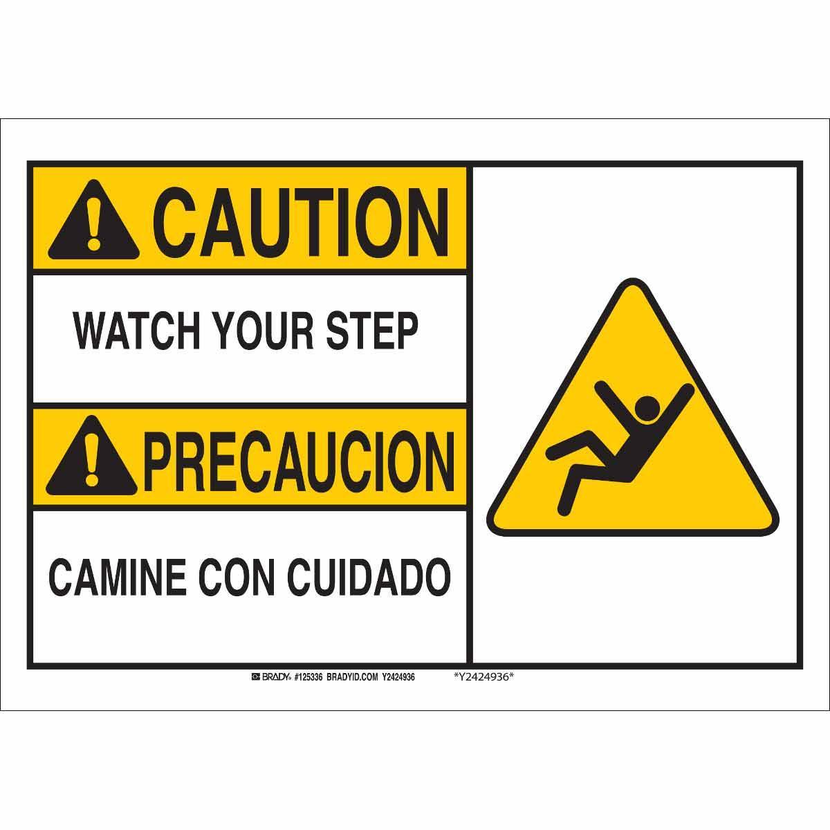 Brady® 125334 Accident Prevention Signs