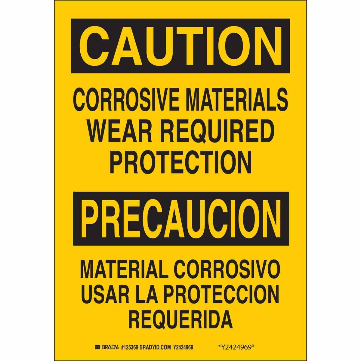 Brady® 125372 Accident Prevention Signs