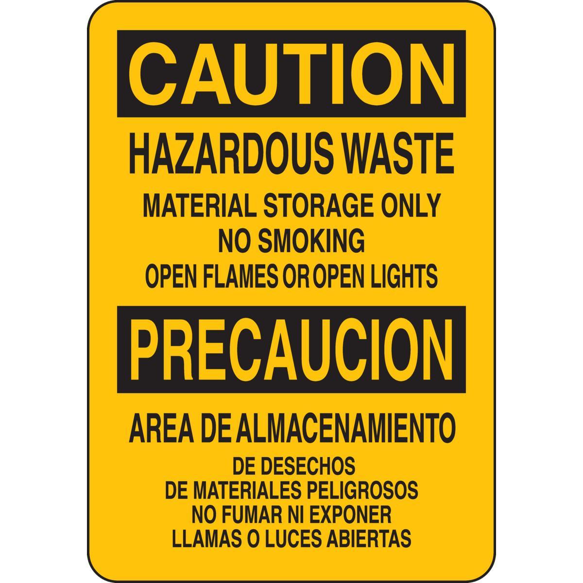 Brady® 125391 Chemical & Hazardous Material Signs