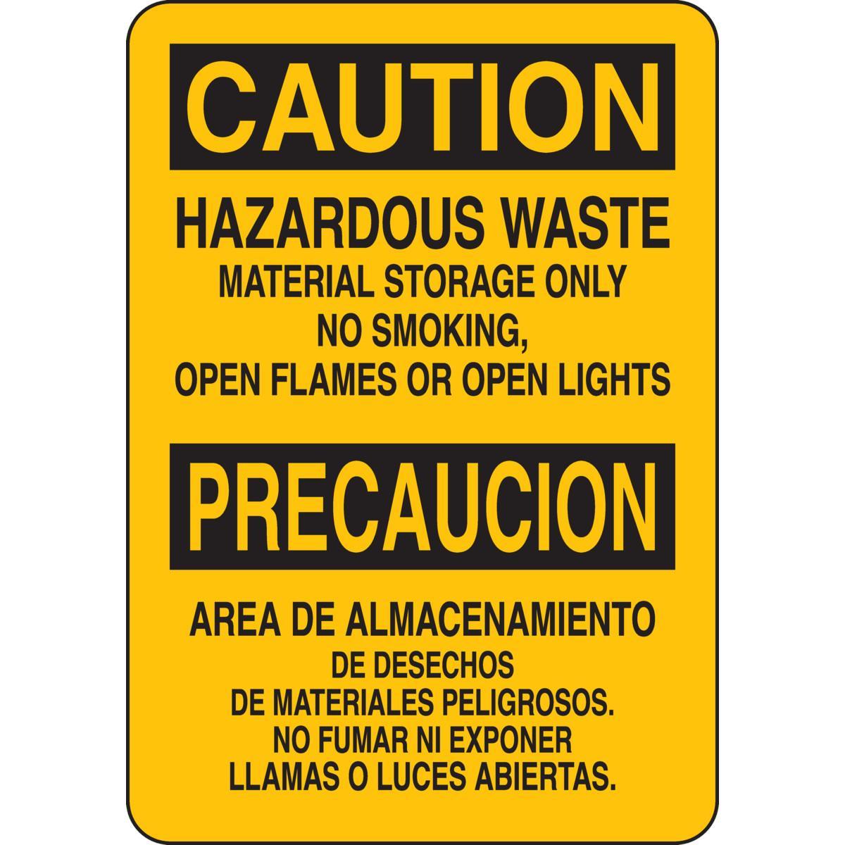 Brady® 125393 Chemical & Hazardous Material Signs