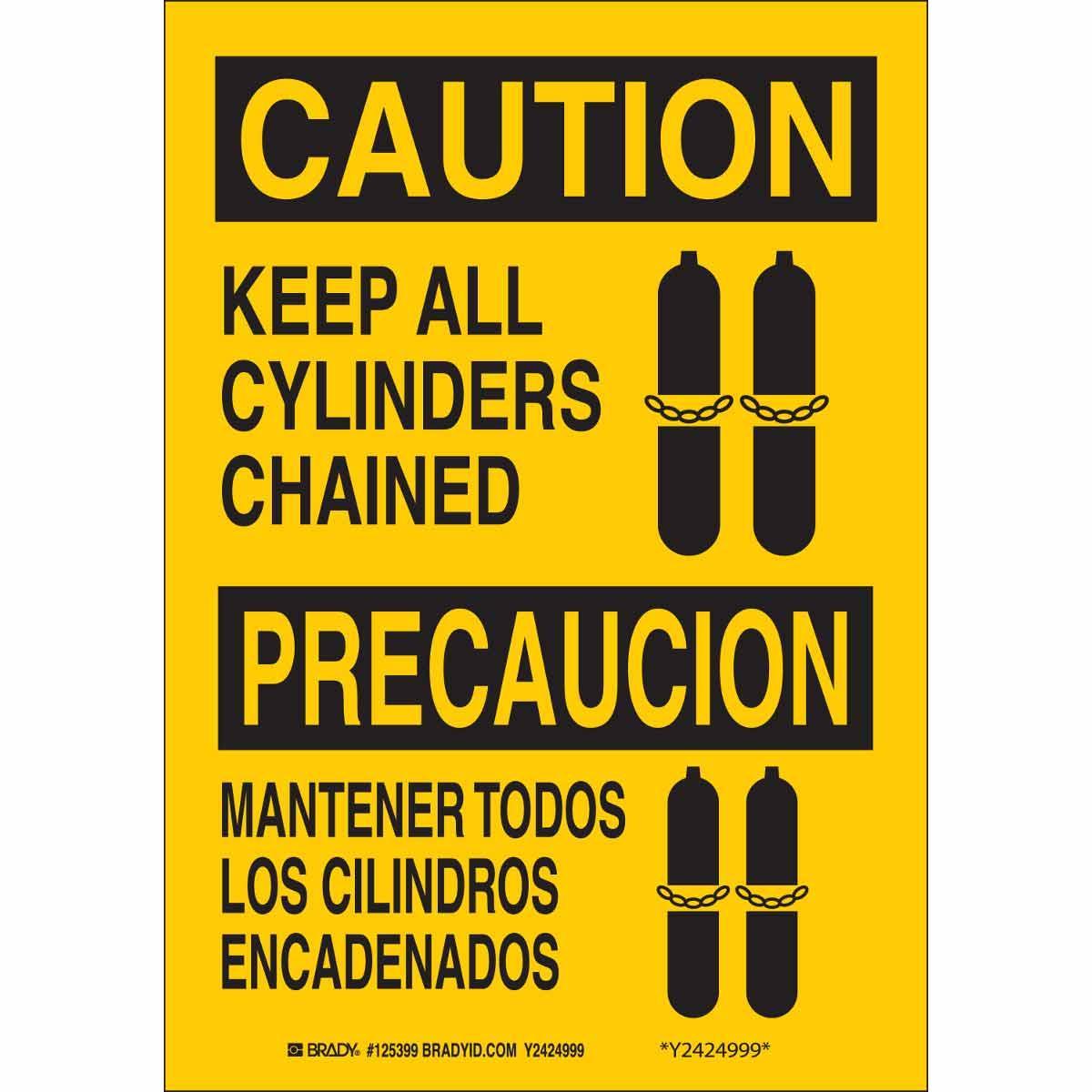 Brady® 125400 Chemical & Hazardous Material Signs