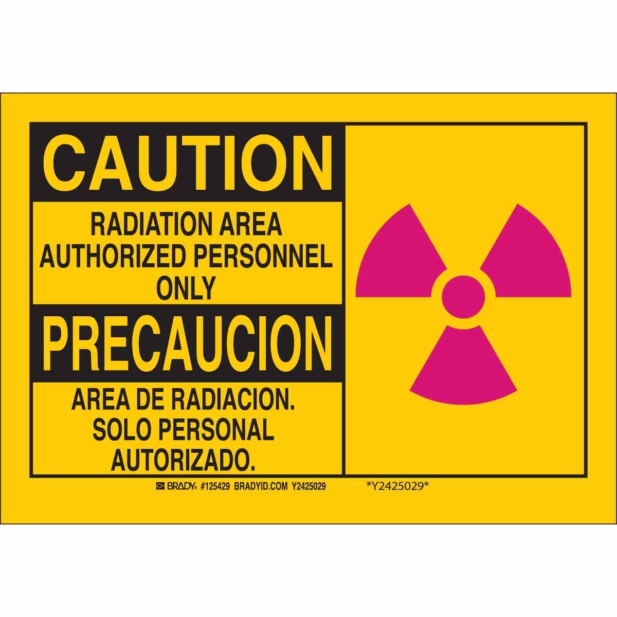Brady® 125430 Chemical & Hazardous Material Signs