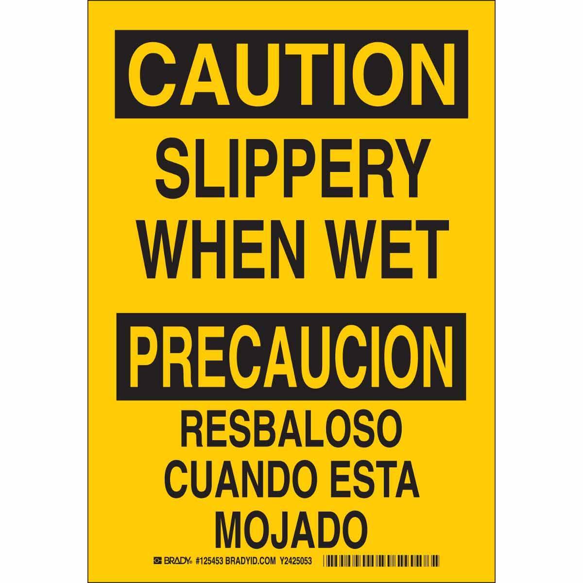Brady® 125454 Accident Prevention Signs