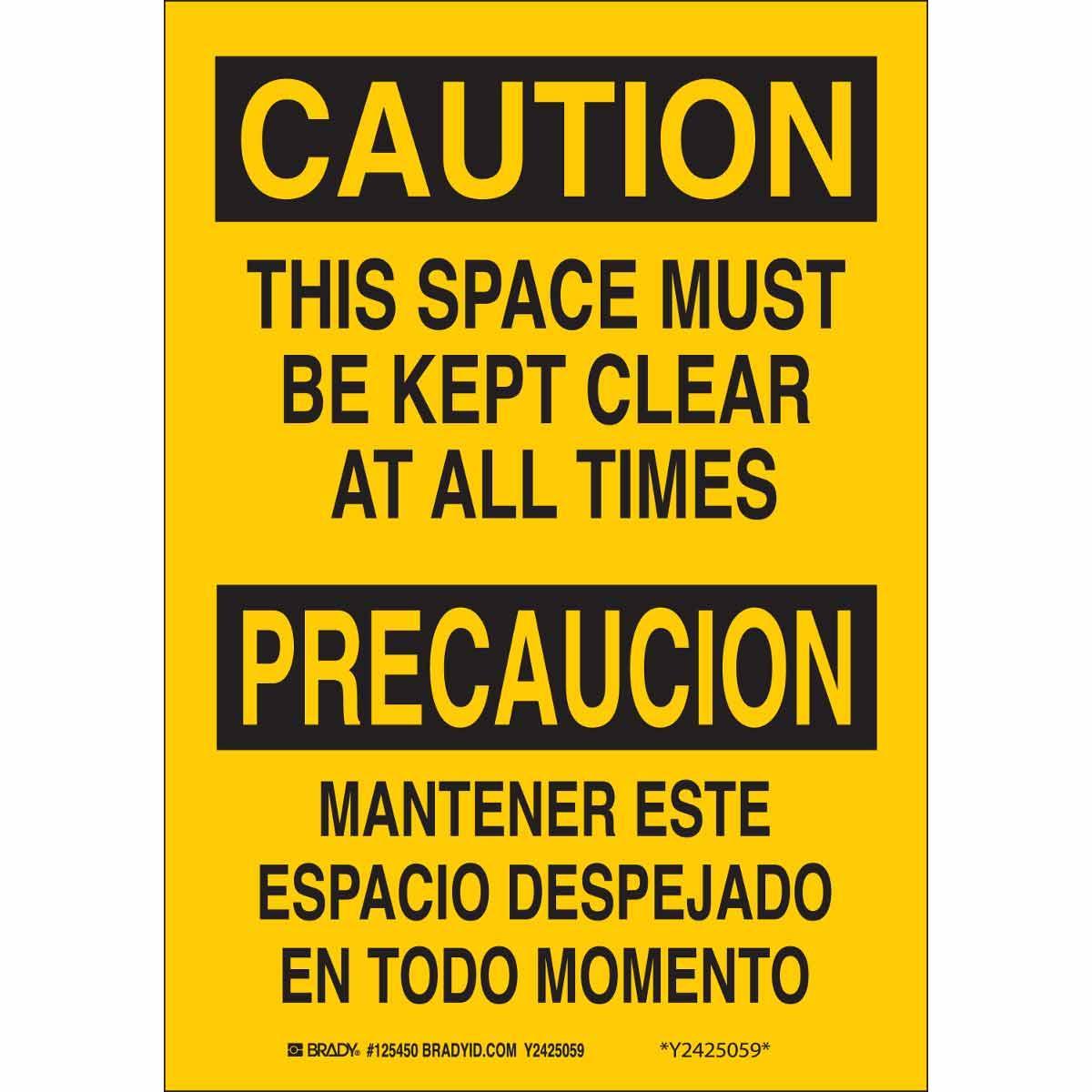 Brady® 125460 Office & Facility Signs
