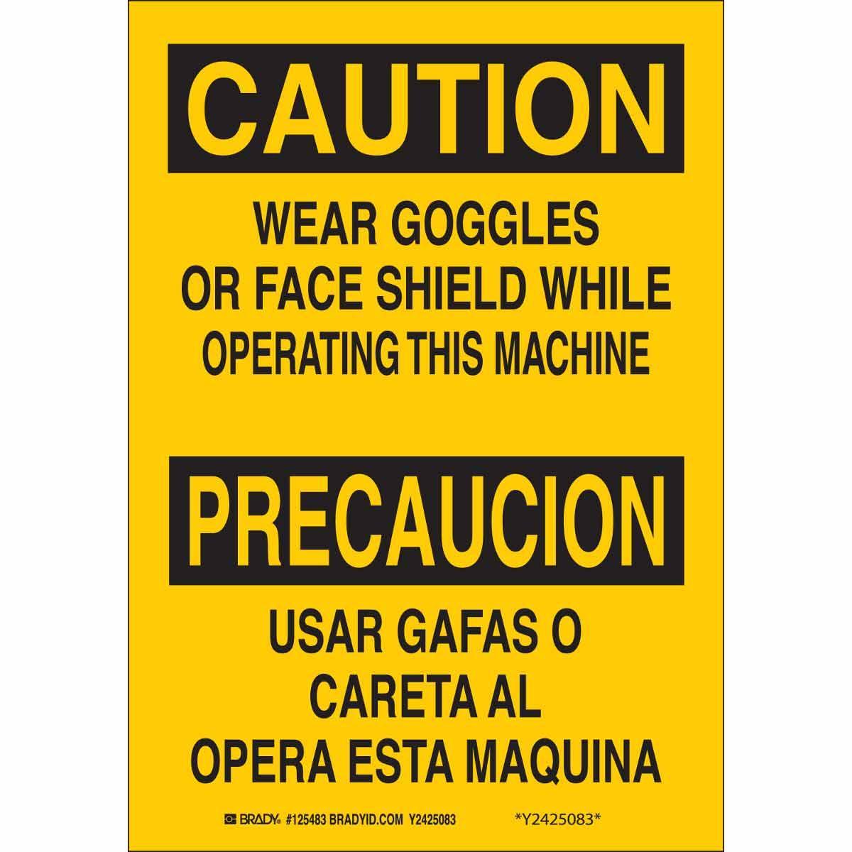 Brady® 125483 Accident Prevention Signs
